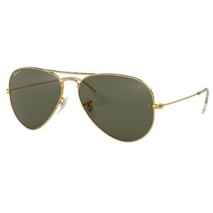 Rayban Aviator Large Metal Polished Arista Gold